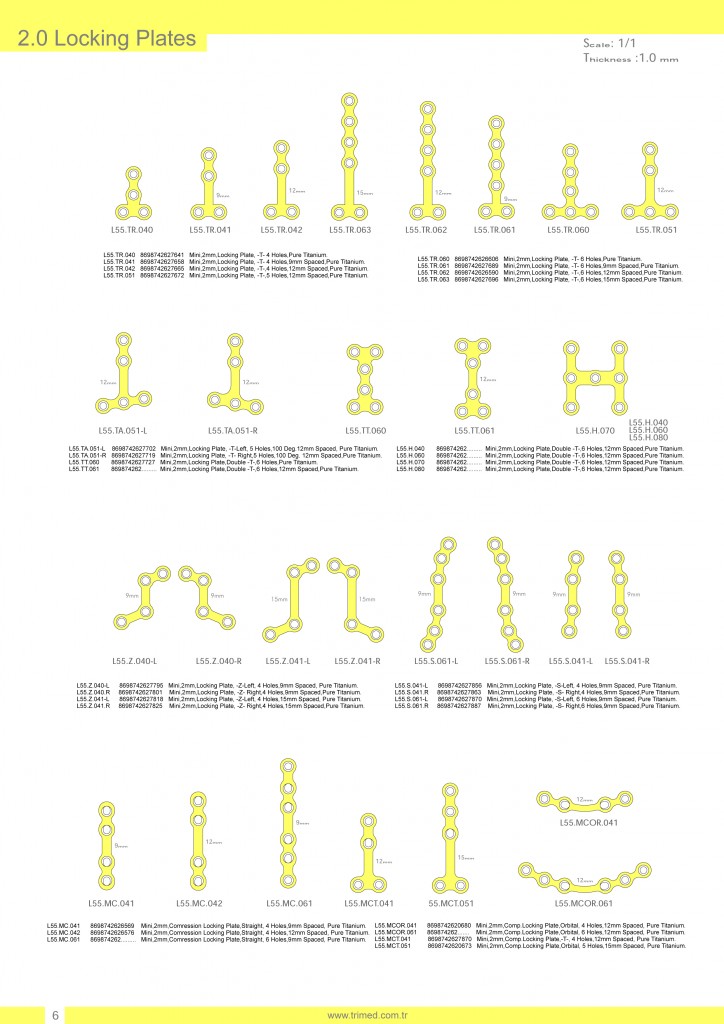 Trimed-CMF-2012 LOCKING  SYSTEM  CATALOGUE.cdr